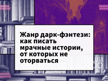 Жанр дарк-фэнтези: как писать мрачные истории, от которых не оторваться