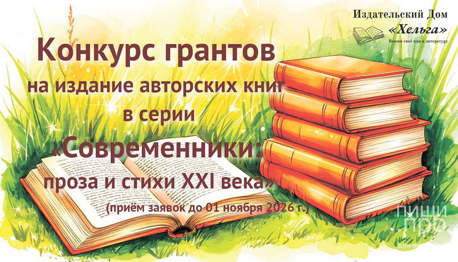 Конкурс грантов на издание авторских книг в серии &laquo;Современники: проза и стихи XXI века&raquo;