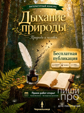 Литературный конкурс поэзии &laquo;Дыхание природы: природа и человек&raquo;