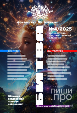 4-ый литературный баттл (конкурс) между жанрами «фантастика» и «фэнтези» с публикацией вашего рассказа в альманахе «Битва» №4 (голосование читателей) 4-ый литературный баттл (конкурс) между жанрами «фантастика» и «фэнтези» с публикацией вашего рассказа в альманахе «Битва» №4 (голосование читателей)
