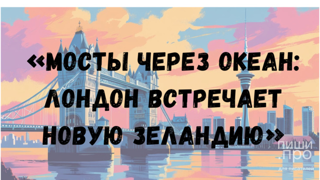 МЕЖДУНАРОДНЫЙ БРИТАНСКО-НОВОЗЕЛАНДСКИЙ КОНКУРС «Мосты через океан: Лондон встречает Новую Зеландию» МЕЖДУНАРОДНЫЙ БРИТАНСКО-НОВОЗЕЛАНДСКИЙ КОНКУРС «Мосты через океан: Лондон встречает Новую Зеландию»