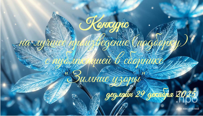 Конкурс на лучшее произведение (подборку) с публикацией в сборнике "Зимние узоры"