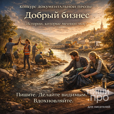 Открытый конкурс документальной прозы &laquo;Добрый бизнес: истории, которые меняют мир&raquo;