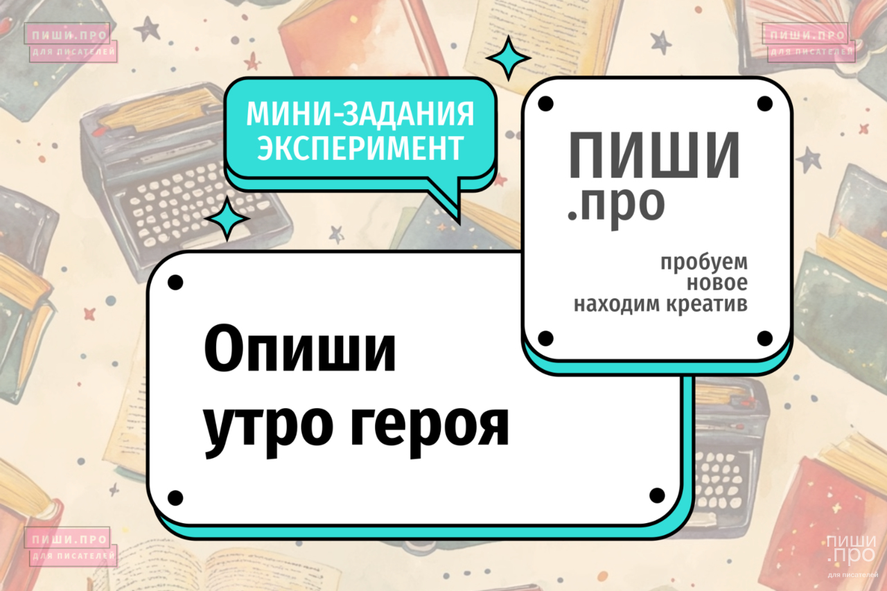 Опиши утро героя