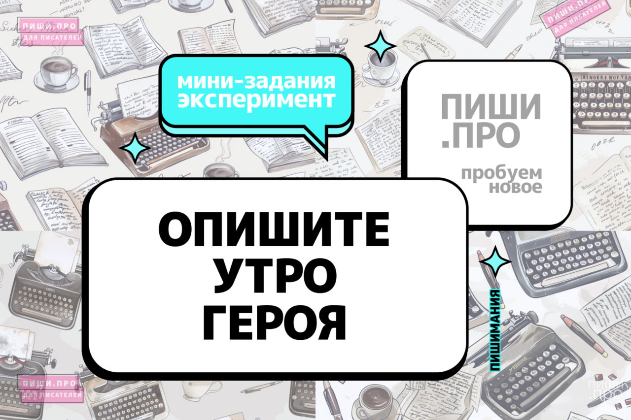 Опишите утро героя