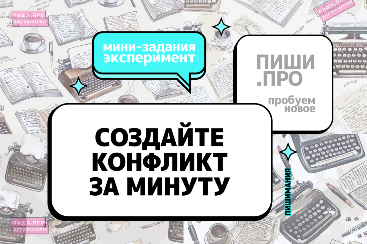 Создайте конфликт за минуту