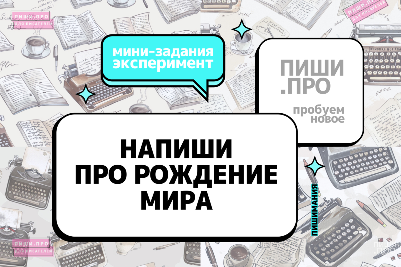 Напиши про рождение мира