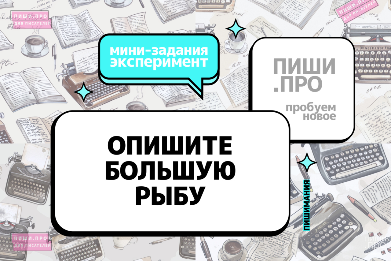 Опишите большую рыбу